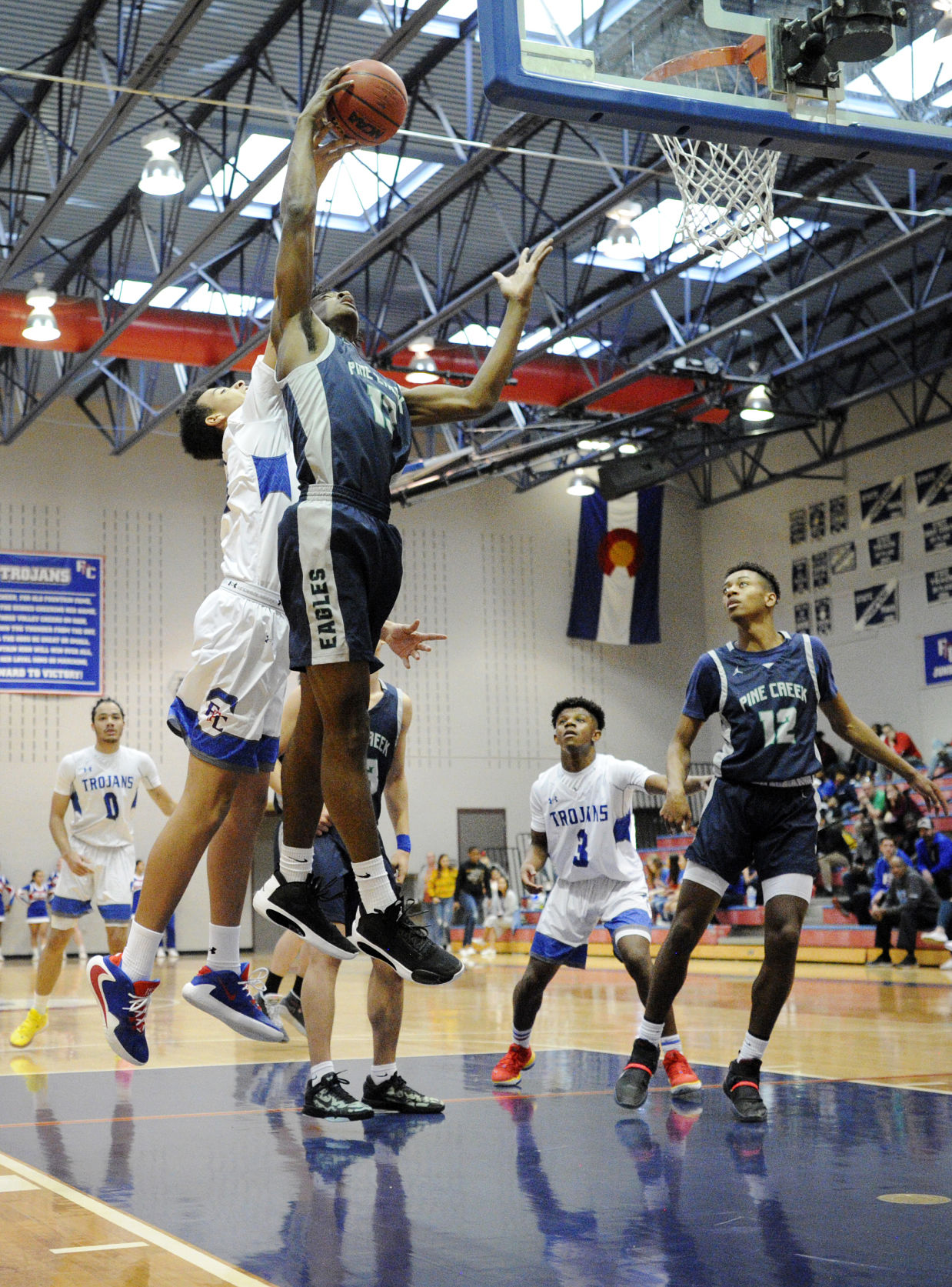 PHOTOS: Fountain-Fort Carson Trojans (58) Pine Creek Eagles (70)